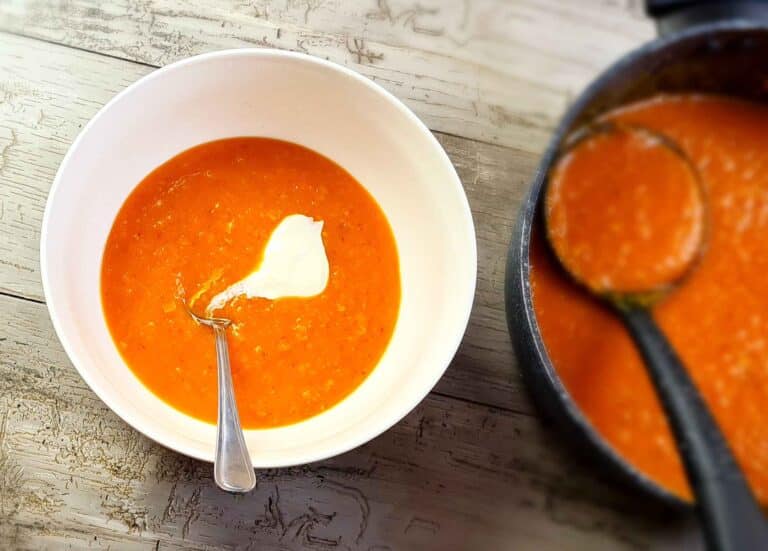 Chipotle butternut squash soup