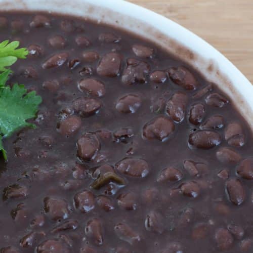 black bean mole soup