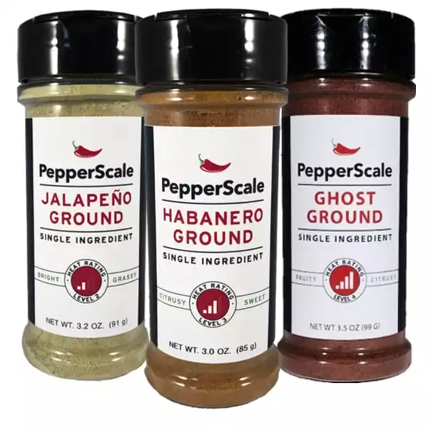 Up The Scale Set II: Jalapeño, Habanero, Ghost Powders