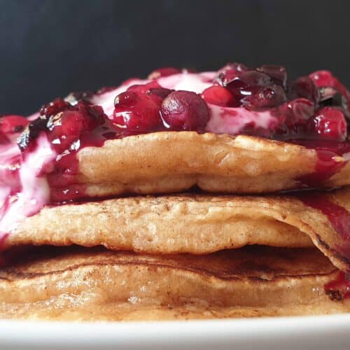 Spiced Pancakes with Berries