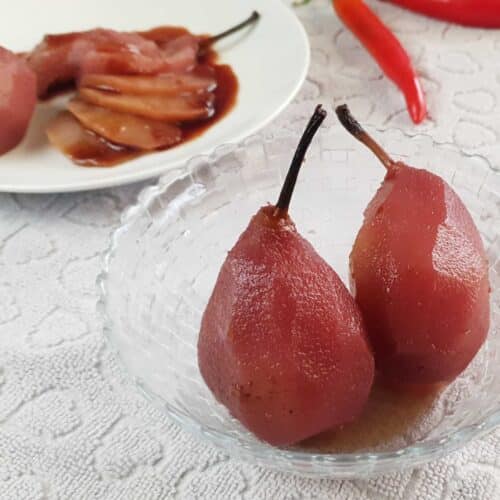 Spiced Poached Pears