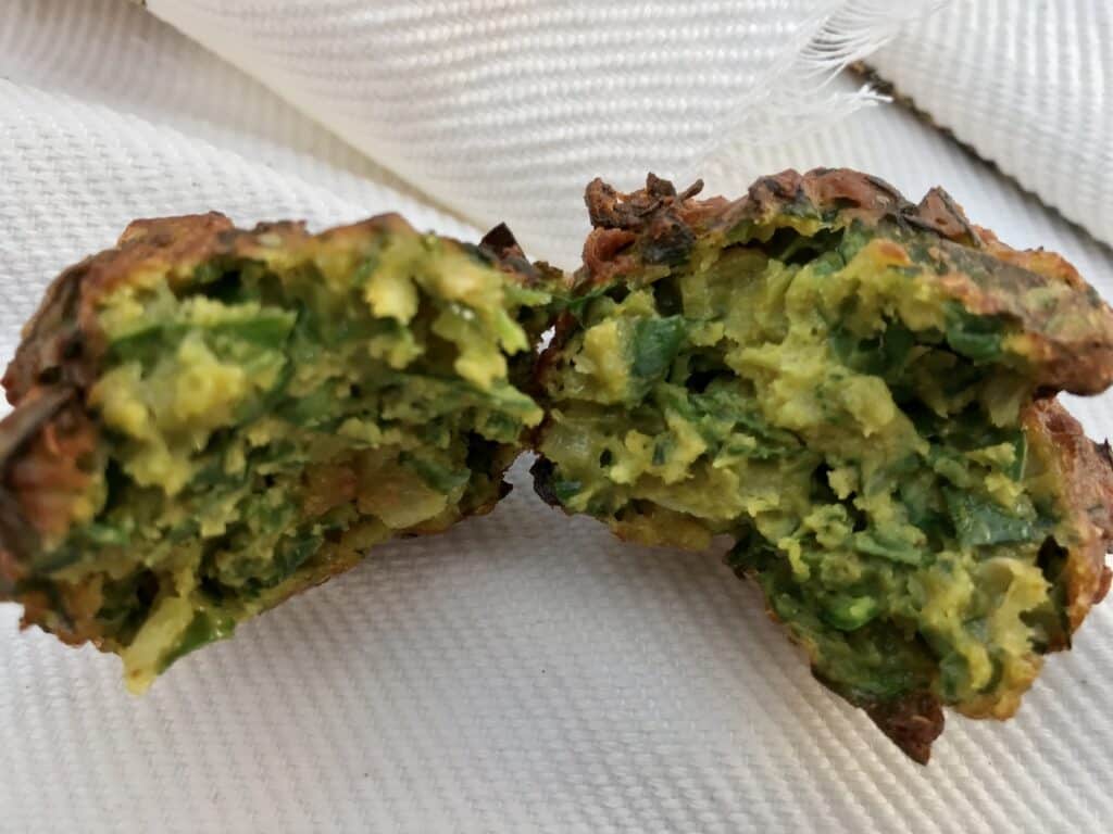 Daltjie-Chili-Bites, close-up to see interior of fritter