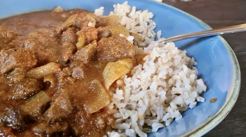 Naga Vindaloo Beef Curry