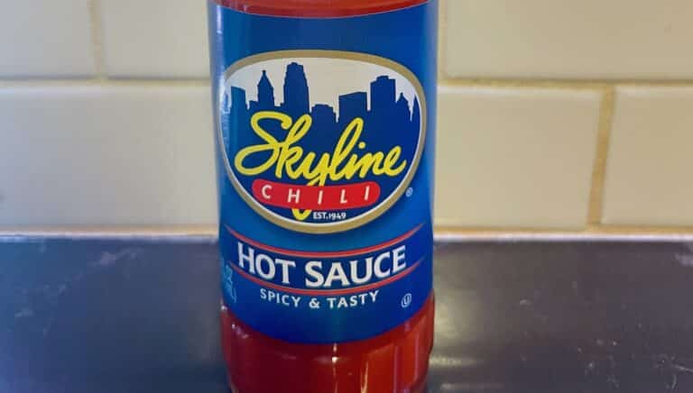Skyline Chili Hot Sauce Label