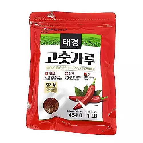 Tae-kyung Gochugaru (Korean Red Chili Pepper Flakes), 1 lb
