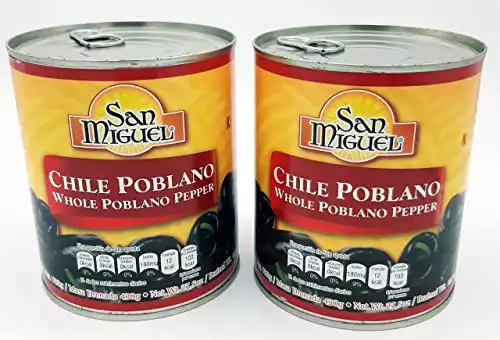 Canned Whole Poblano Peppers