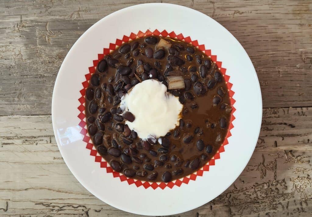 Black Bean Mole Soup 2